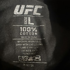 UFC Hasbulla Magomedov vs Everybody MMA 100% Cotton Black T-Shirt Adult L EUC