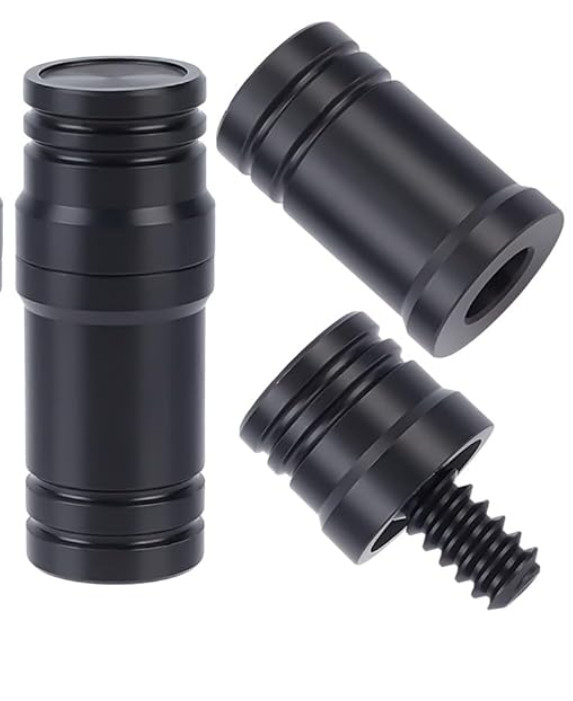 Y2Play Threaded Plastic 3/8 x 10 Joint Protectors – Black