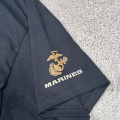 7.62 Design Marines Warrior Ethos Spartan Helmet Camo Graphic T Shirt 2X