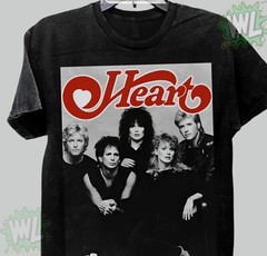 RARE! Heart Band member 2025 Black Cotton All size S-345XL Shirt HRL157