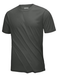 Men’s UPF50+ UV Shirts Short Sleeve Gym Quick Dry Shirts Sport Crew Neck Solid T