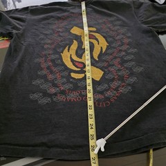 Soundgarden Badmotorfinger 1991 Tour Print Tshirt Faded Black L