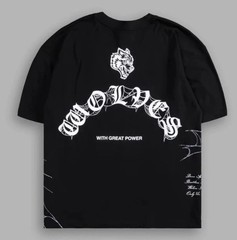 Darc Sport Spider Man Negative T Shirt Side by Side Size Large Oversized New