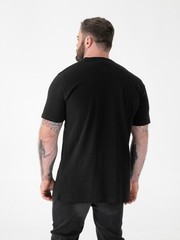 D555 Duke Big Mens Black Crew Neck T-Shirt 5 Pack Multipack 2XL-10XL
