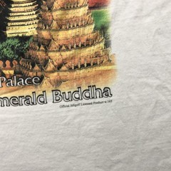 Bangkok Thailand Shirt Mens Large White Royal Grand Palace Temple Graphic Tee
