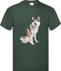 Husky Dog Pet Family Novelty T Shirt Various Colours And Sizes