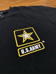 Grunt Style Men’s U.S. Army T-Shirt – Size XL – Black And Yellow