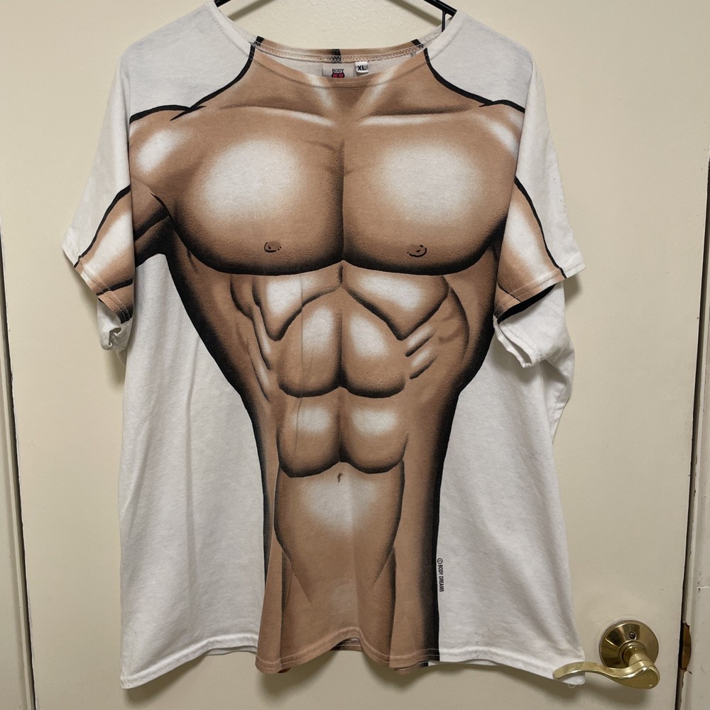 VTG 90’s Body Dreams Men’s Body Shirt Beach Cover Sz XL