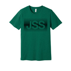 Christian Unisex Short Sleeve Graphic Tee With Halftone Logo Design For Church B