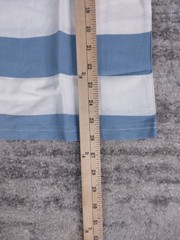 Zecmos Shirt Men’s Medium Blue Striped Short Sleeve Tee NWOT