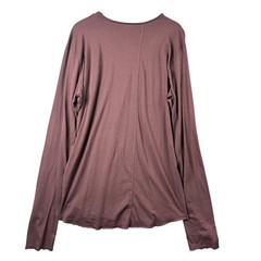 One Golden Thread Men’s Size XL Long Sleeve Supima Cotton Blend Tee Plum Brown