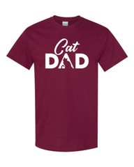 CAT DAD Unisex T-Shirt Multi Colors S-XL FREE S&H! Cat Pet Lover Gift