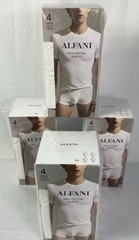 ALFANI Lot of 4 Men’s XXL 4-Pack Slim-Fit Solid Cotton Undershirts 16 Total NWT