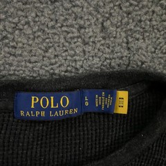 Polo Ralph Lauren Waffle Knit T-Shirt Mens Large Stretch Pony Sleep Lounge Gray