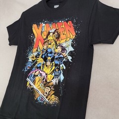 X-Men Shirt Mens Large Black Wolverine Marvel Andy Kubert Comic Casual NWoT