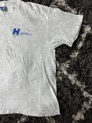 Vintage 90s Hanes Beefy T Shirt Heather Gray Health Care Expert Systems USA XL