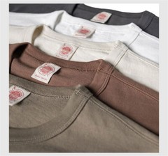 NON STOCK Drop Shoulder Pocket T-Shirt Loose Fit Men’s Heavyweight Cotton Tee