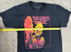 Twisted Metal Shirt Black Size Mens L Pink Yellow Clown 100 Cotton Vintage Bliss