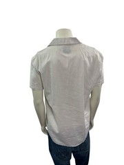 Castro Men’s Size XXL ( Runs Smaller) City Design collar Neck Linen Blend Shirt