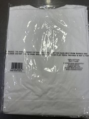 Sada Shirt Short Sleeve Crew Neck White Color Large Size