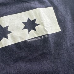 Vintage Australia T-Shirt Samsousan Designs Graphic Print Blue Mens Large