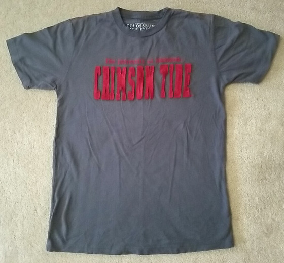 ALABAMA CRIMSON TIDE UNIVERSITY OF ALABAMA Colosseum Athletics T-Shirt Men’s MED