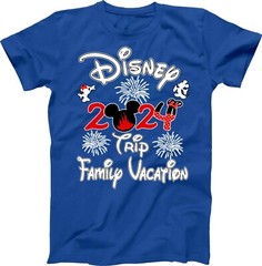 Disney Family Vacation 2024 fire works, Mickey, Minnie, Family Trip, Squad