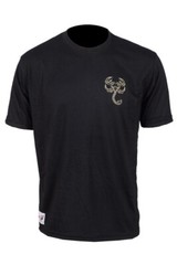Scorpion Print T-Shirt Mens Branded Comfortable High Quality Fabrics Large BLK