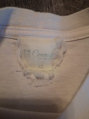 Vintage 90s Single Stitch White Commodore Cruise Line Enchanted Capri T Shirt XL