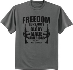 2nd Amendment Pro Gun Rights America Freedom T-shirt Mens Graphic Tee