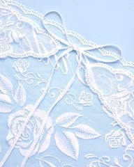 , Bride Lace Headscarf – White Embroidered Tulle Head Scarf | Bachelorette Pa…