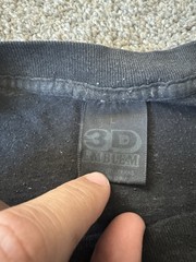 Vintage Harley Davidson 3D Emblem Shirt Large Righteous Ruler 1987 USA 50/50
