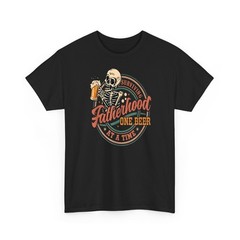 Surviving Fatherhood One Beer Skeleton Tee