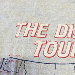 VTG 1983 Bob Seger Large The Silver Bullet Band The Distance Tour T-Shirt L Grey