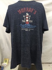 GH Bass Co T-Shirt Work Casual Wear American Murray’s Maine Lighthouse Size XL
