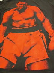 Men’s Muhammad Ali Black Short Sleeve Graphic Cotton T- Shirt Black M