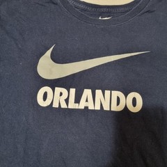 Nike Men’s T-Shirt 100% Cotton Athletic Cut Size XL USED Navy Blue Color