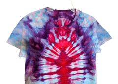 Tie Dye T-Shirt Hand Dyed Homemade Adult Unisex Size Medium Short Sleeve