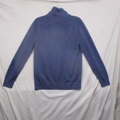 Banana Republic Long Sleeve Cowl Neck Shirt/Lightweight Sweater Blue Men Size M