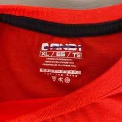 AND1 Graphic T-Shirt Men’s XL Red Basketball Boombox Hip Hop Short Sleeve Tee