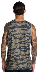 RVCA Sport Vent Men’s Performance Tank – Tiger Camo – New