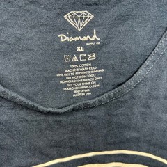 Diamond Supply Co Tank Top Mens XL Navy Blue Yacht Club Anchor Graphic Shirt