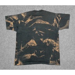 90s Fruit Of The Loom Hawaii Dolphin Bleach Wash T Shirt Single Stitch Mens XL