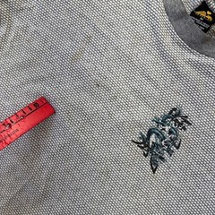 Y2K Rare JNCO Style Double SIded Dragon T-Shirt Size Medium Stained