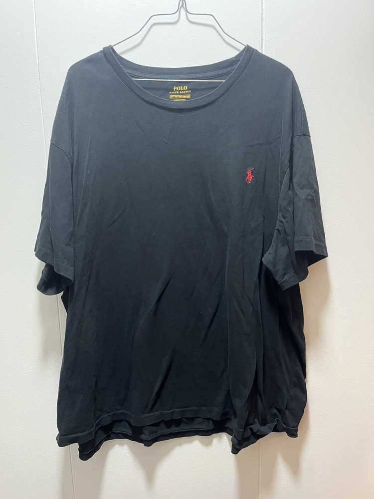 Polo Ralph Lauren Men’s Short Sleve T-Shirt Black Size 2XB Big 2X Big Crew Neck