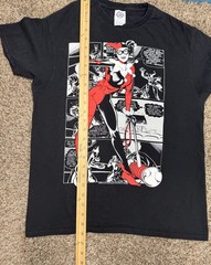 DC Comics Harley Quinn Black Graphic Tee Unisex Adult Size Medium Batman 2021