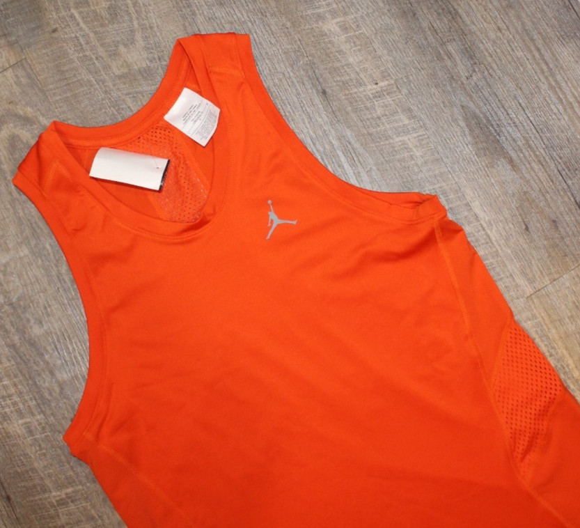 NWOT NIKE Men’s Big & Tall Air Jordan Tank Top Orange LT