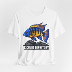 Cichlid Territory African Cichlid Aquarium Fish Keeper Graphic T-Shirt Tee Gift