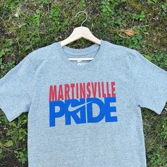 Nike Martinsville Pride USA College Graphic T Shirt Marl Grey (S)