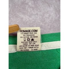 Homage Acadia National Park T Shirt Men M Green Graphic Tee Made in USA Outdoor